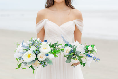 Venetian Blue Collection -  Bridesmaid Bouquet