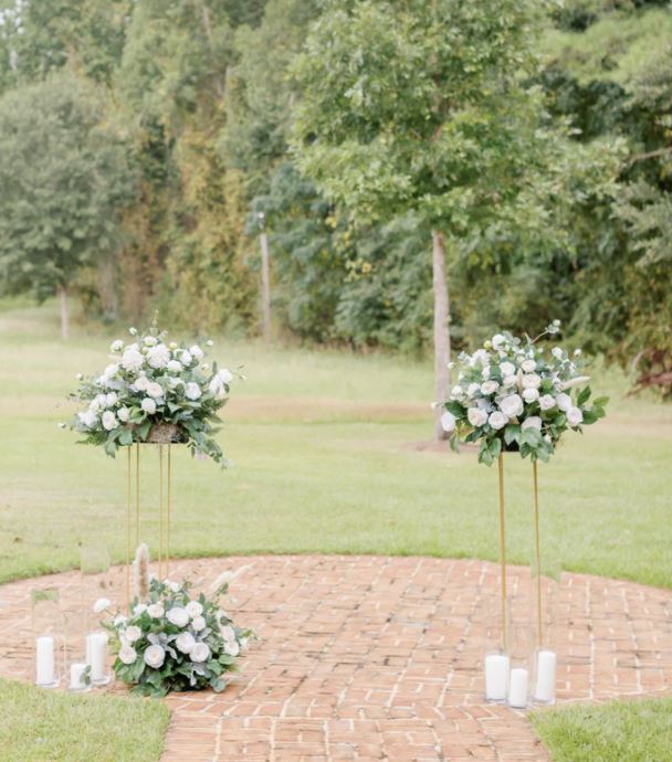 Focal Point Centerpieces with Stands 29.5" (Set of 2)