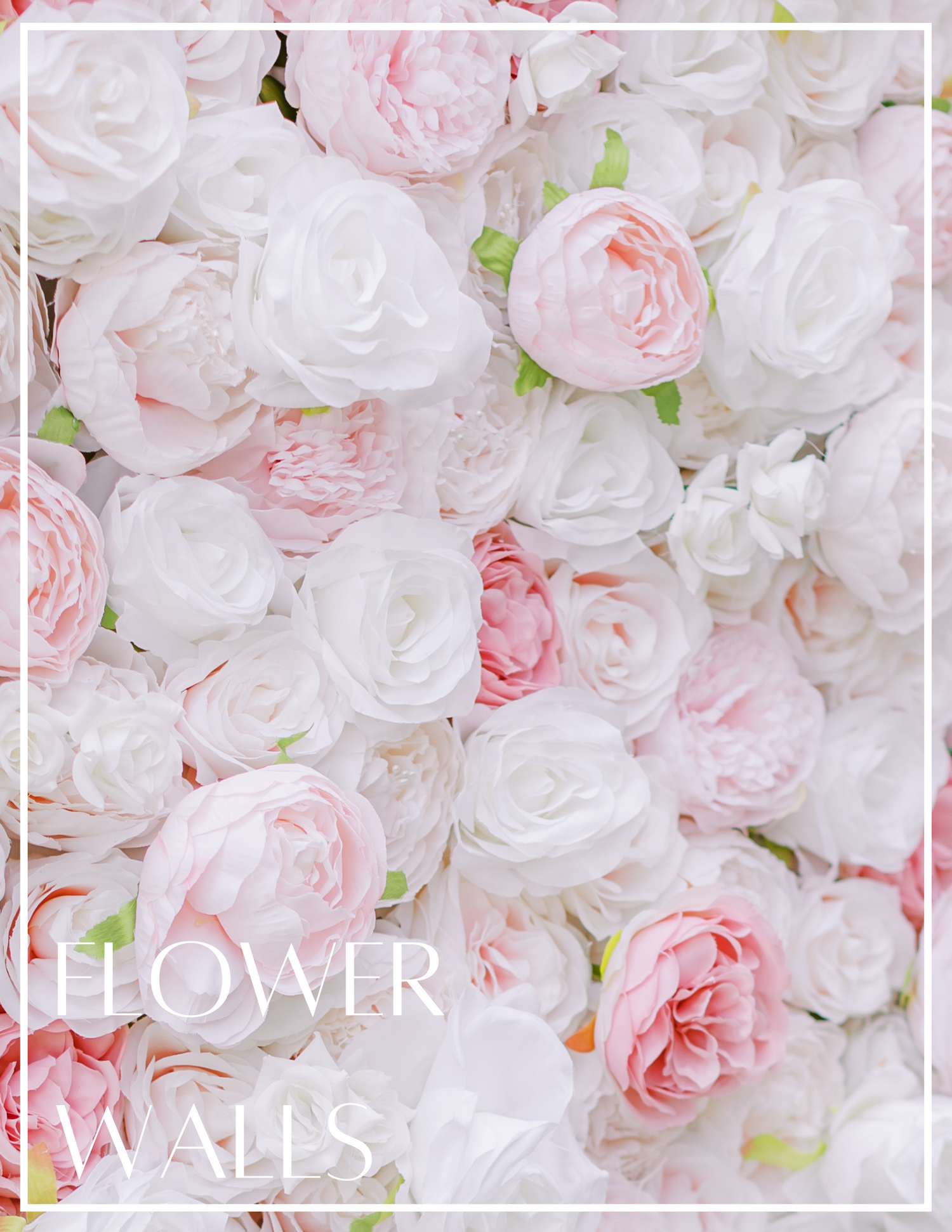 Rent Our Lux Flower Walls for Your Next Special Occasion