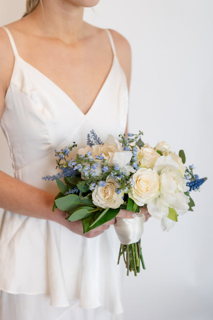 Venetian Blue Collection -  Bridesmaid Bouquet