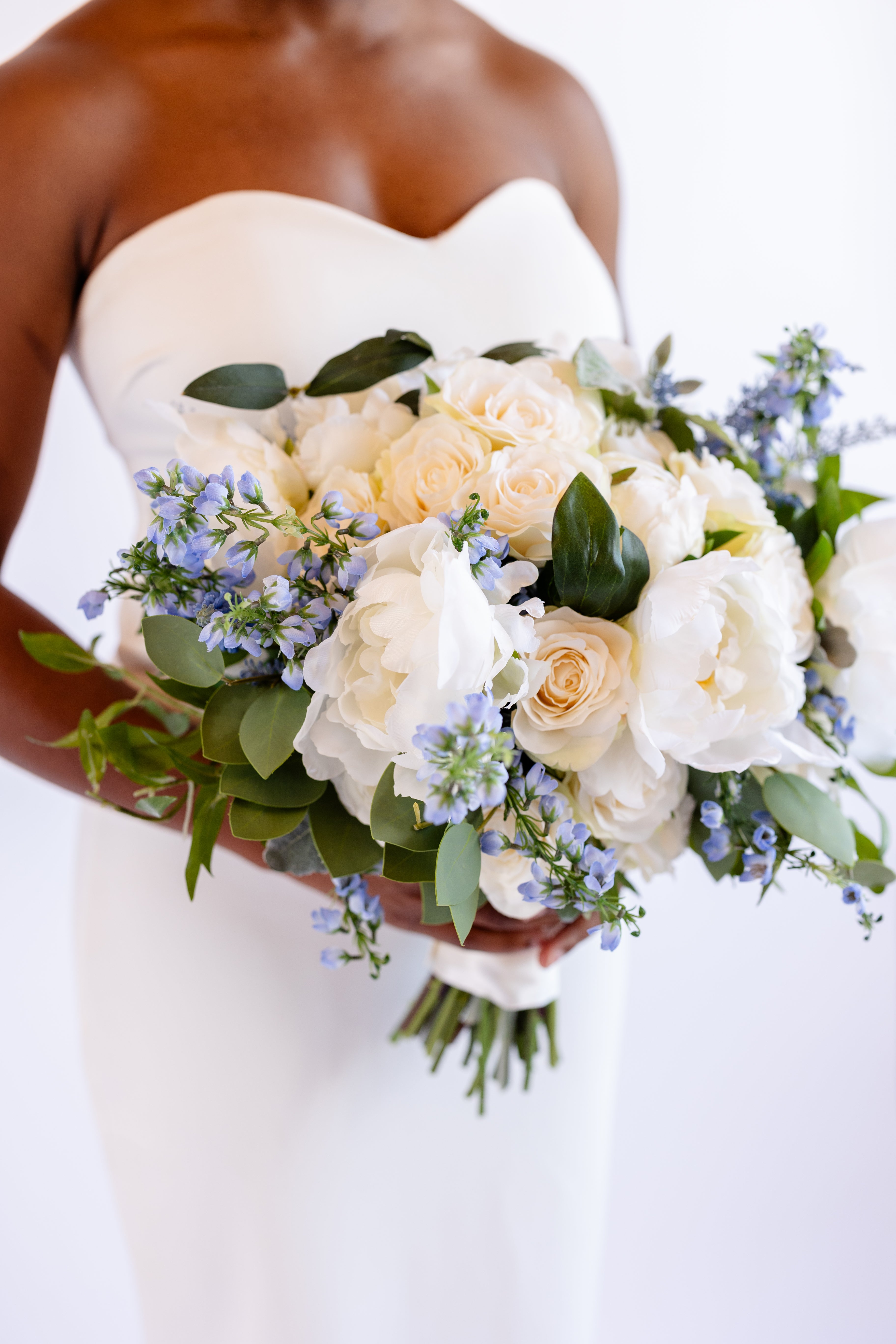 Venetian Collection - Blue - Bride Bouquet
