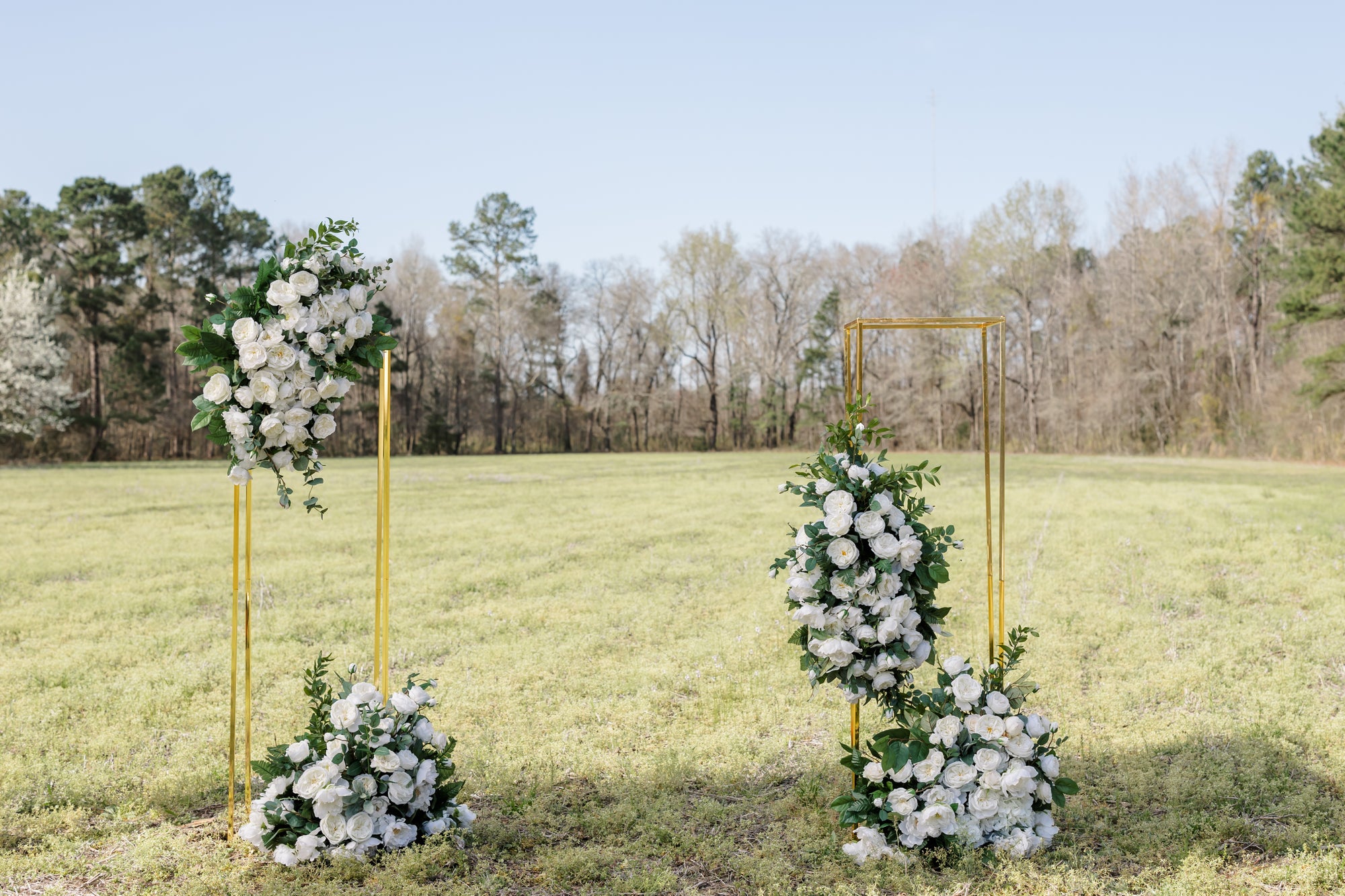 Grounded Floral Arch (Large) Wedding Flowers For Rent