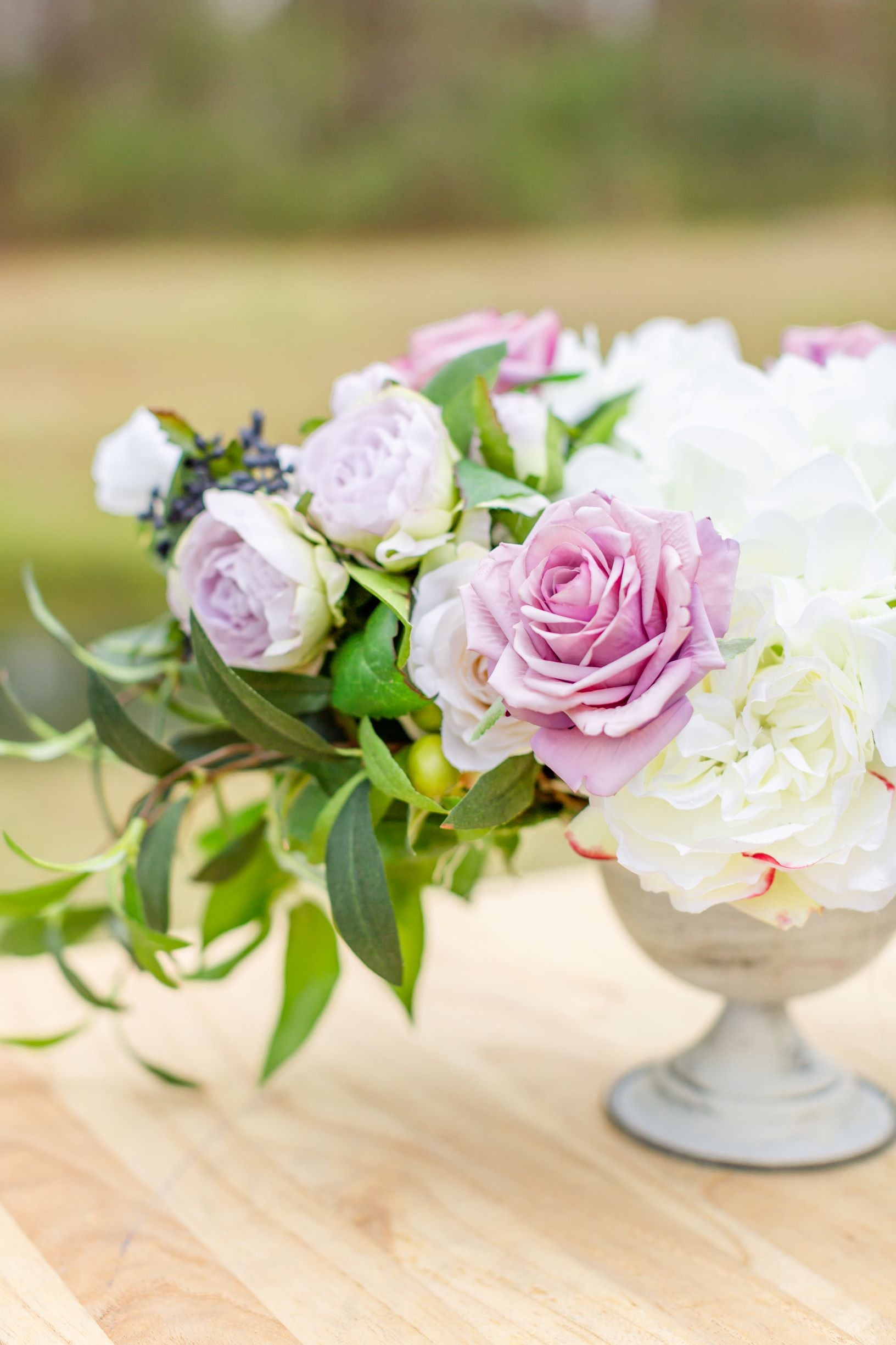 Venetian Lavender Centerpiece (SAMPLE)