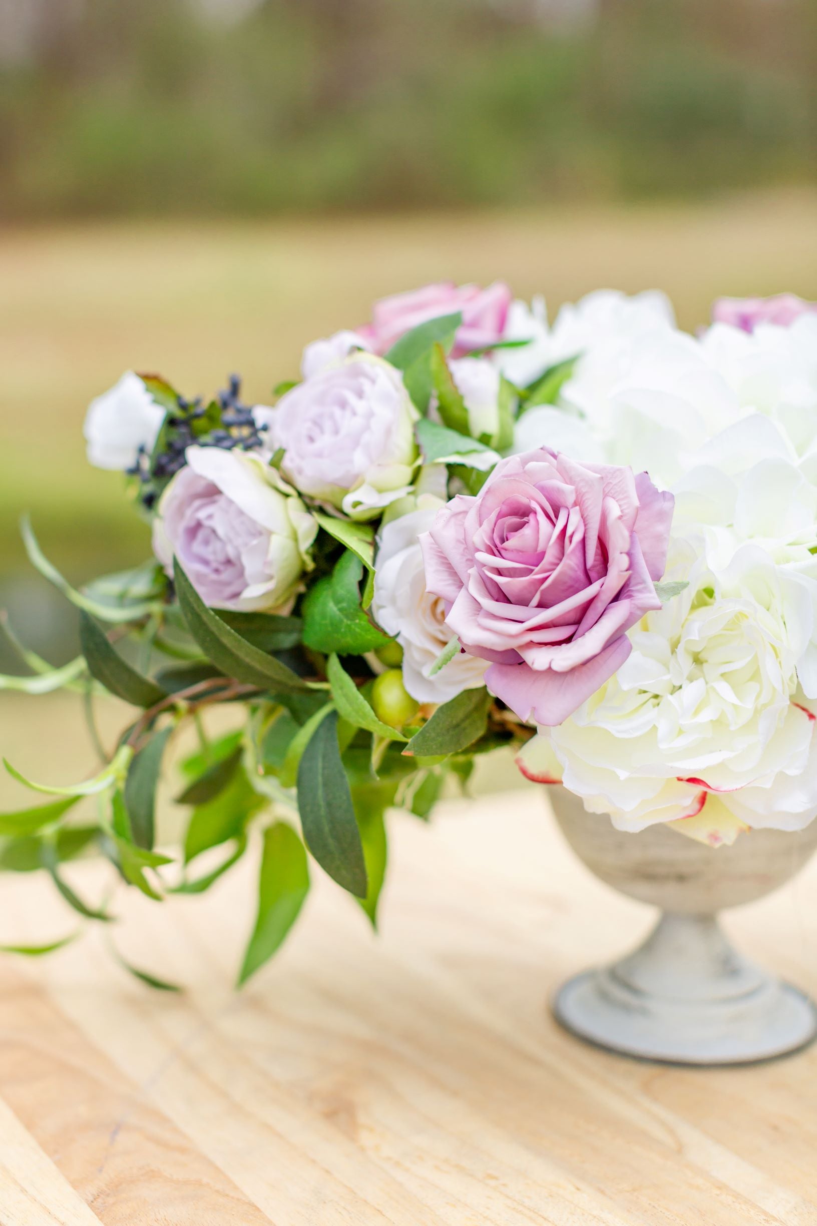 Venetian Collection - Lavender - Table Centerpiece
