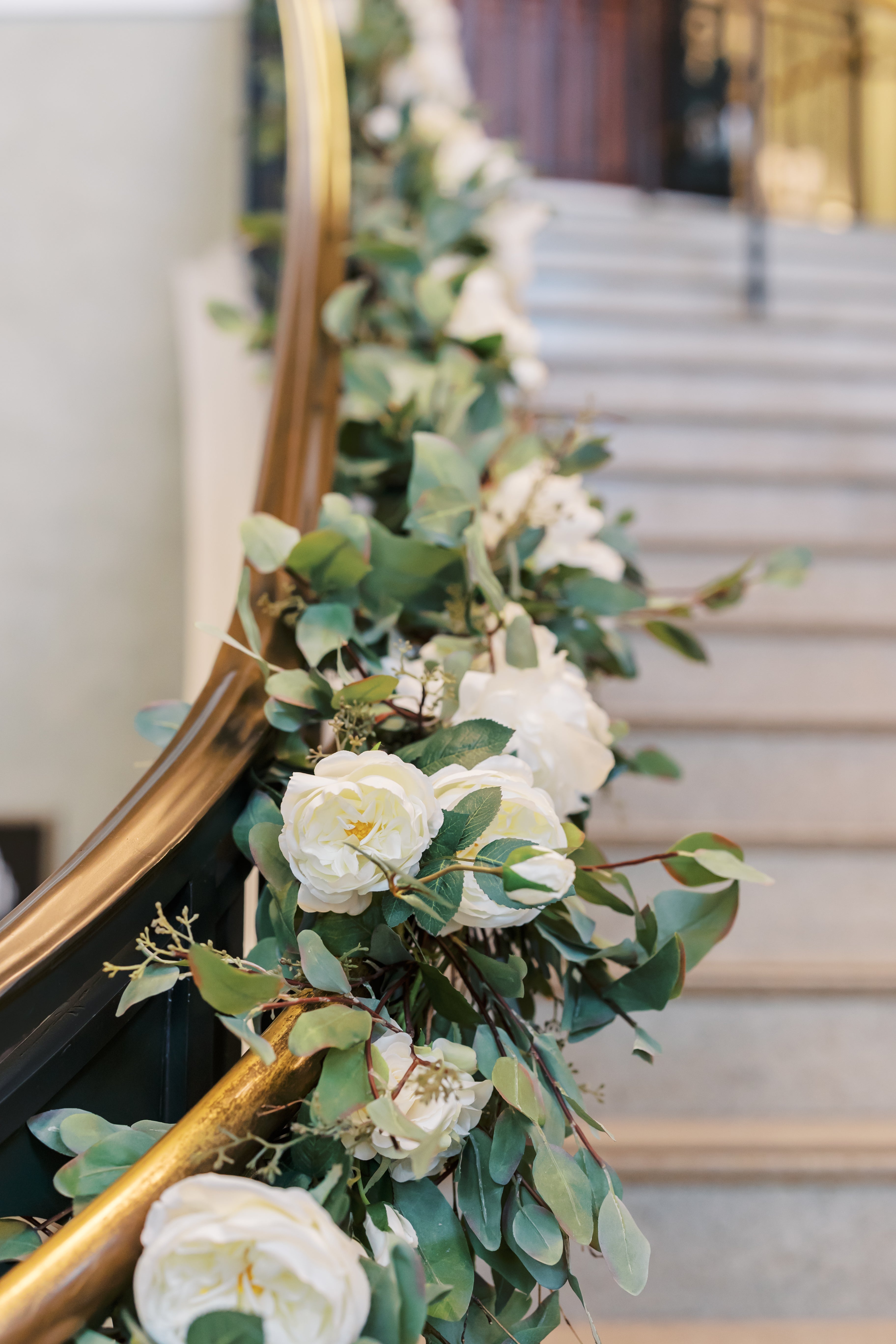 Seeded Eucalyptus Garland (SAMPLE) – Wedding Flowers For Rent