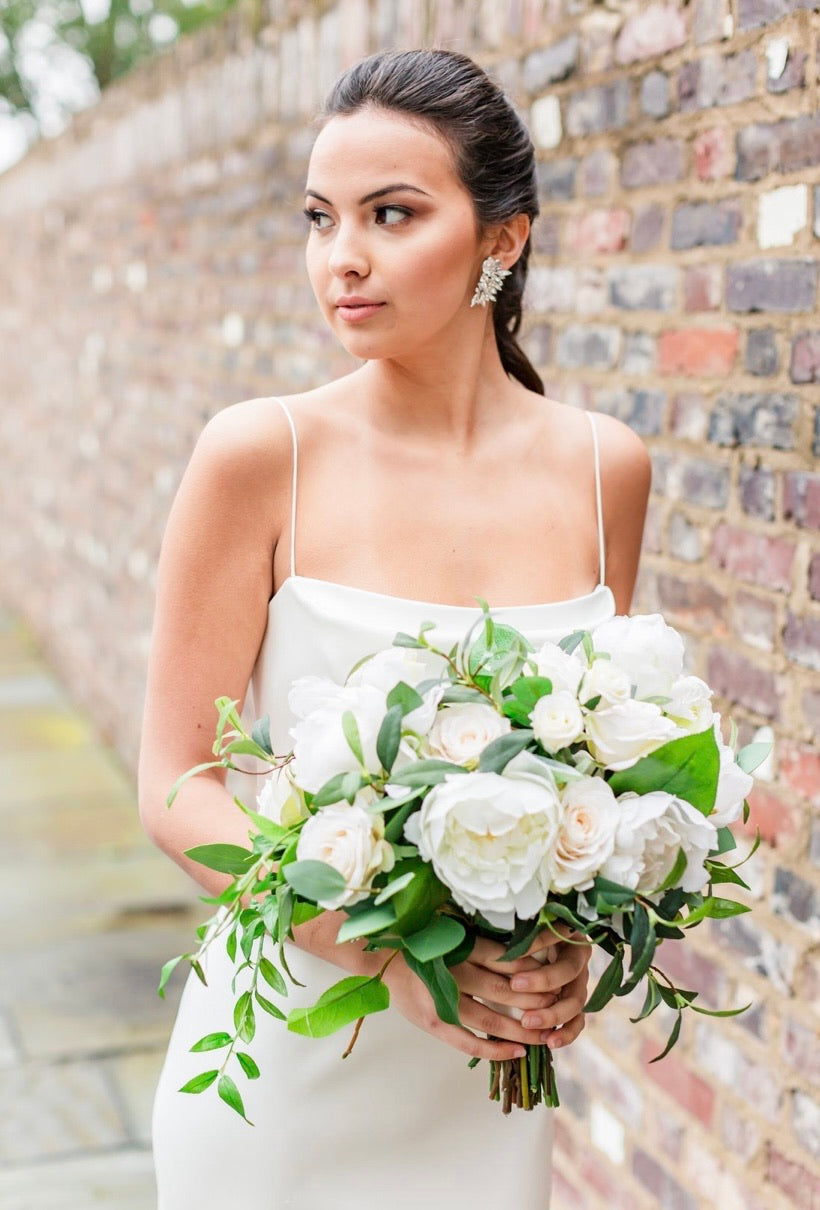 wedding bouquet for ivory dress Ivory Wedding Rose Inspiration
