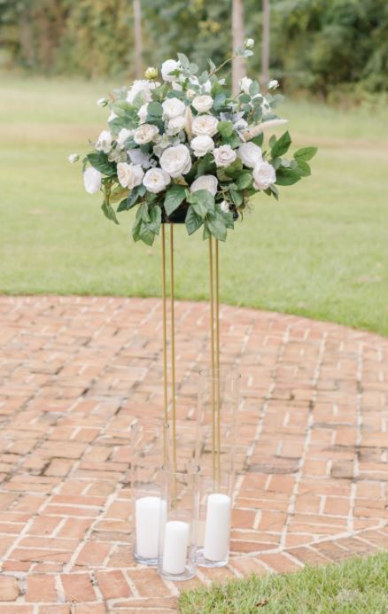 Focal Point Centerpieces with Stands 29.5&quot; (Set of 2)