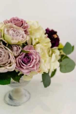 lavender flower centerpieces wedding Venetian Lavender Centerpiece (SAMPLE) – Wedding Flowers For Rent