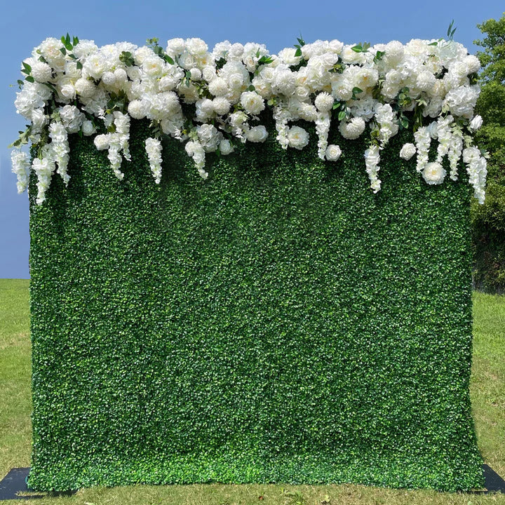 Flower Wall - Hedge w/Blooms